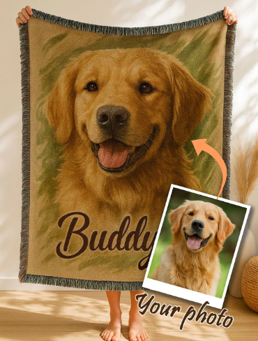 The True Paws: Custom Dog Blanket